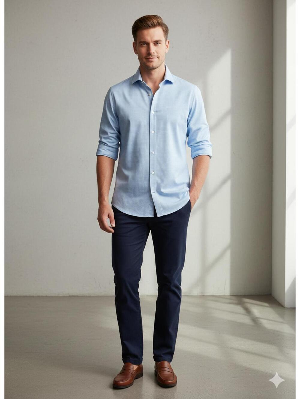 Mizzen+Main Ephinaker Collection Men's Dress Shirt X-Large